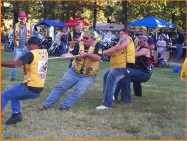 Gypsy Wild Bill in tug o war KIB rally 2007